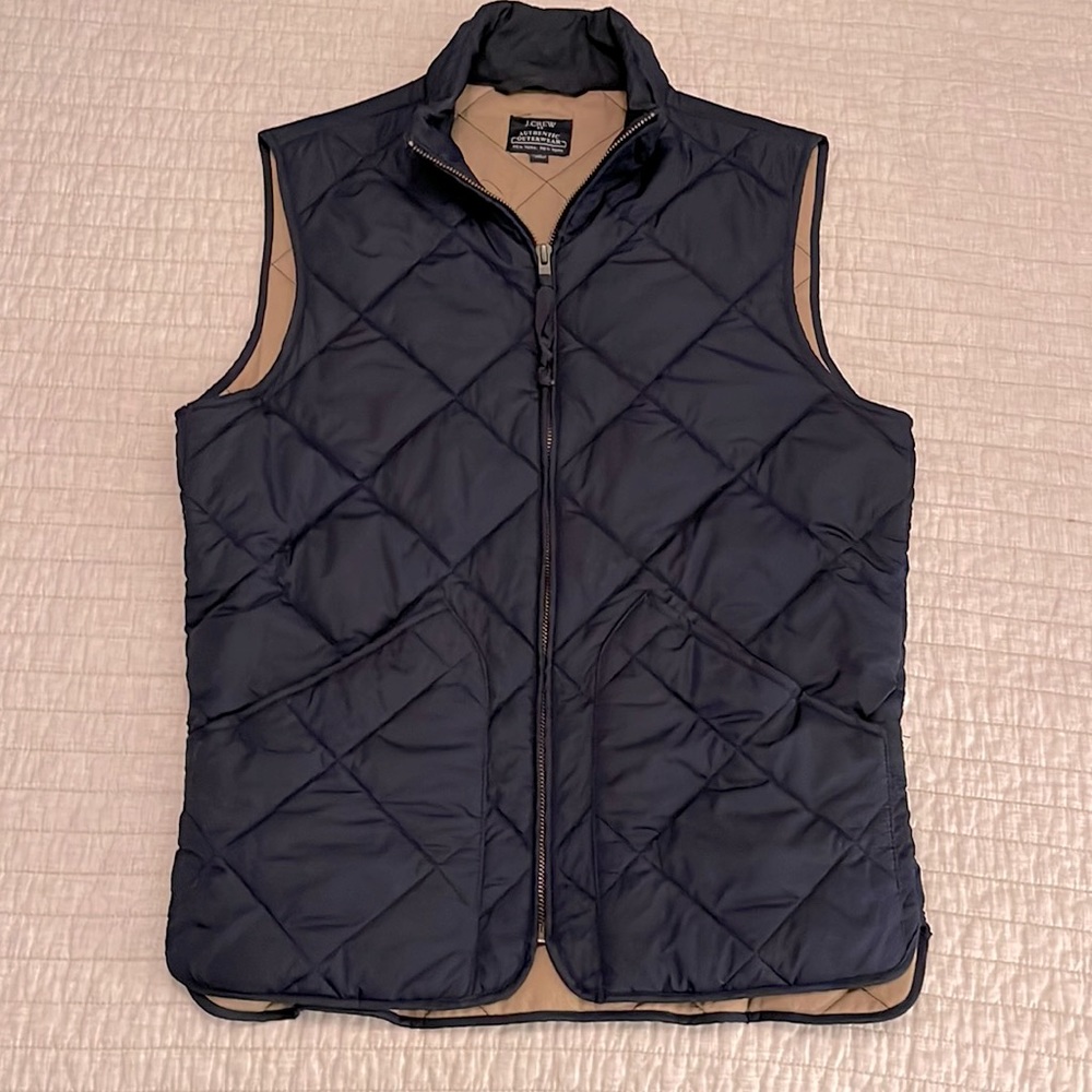 XS Mens Navy Blue J. Crew Vest